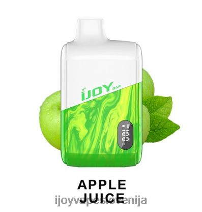 iJOY Vape Flavors TVF4X175 - iJOY Bar IC8000 za enkratno uporabo jabolčni sok