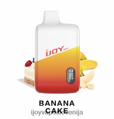 iJOY Vape Review TVF4X176 - iJOY Bar IC8000 za enkratno uporabo bananina torta