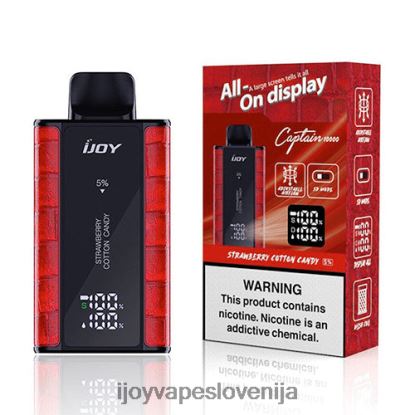 iJOY Vape Flavors TVF4X95 - iJOY Bar Captain za enkratno uporabo jagodna sladka vata