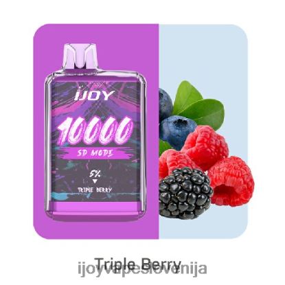iJOY Vape Price TVF4X173 - iJOY Bar SD10000 za enkratno uporabo trojna jagoda