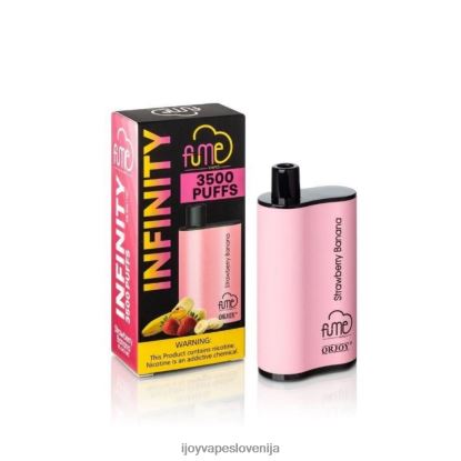 iJOY Bar Vape TVF4X107 - iJOY Fume Infinity za enkratno uporabo 3500 vpihov | 12 ml jagodna banana